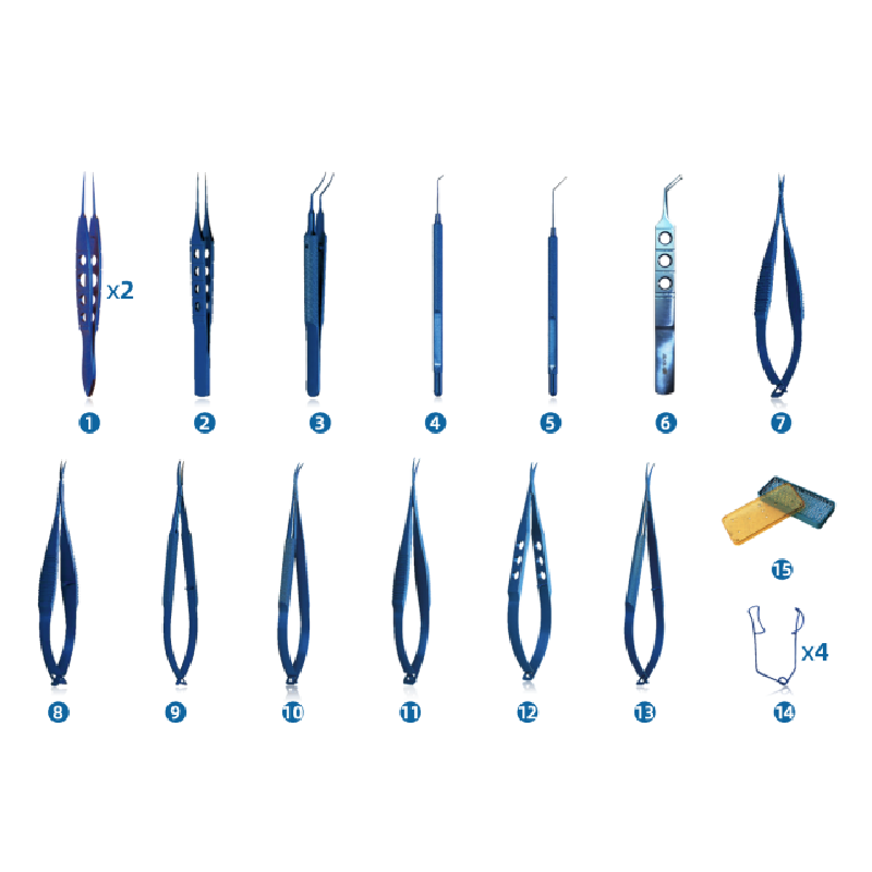 Animal Ophthalmic Comprehensive Surgery Instrument Bag