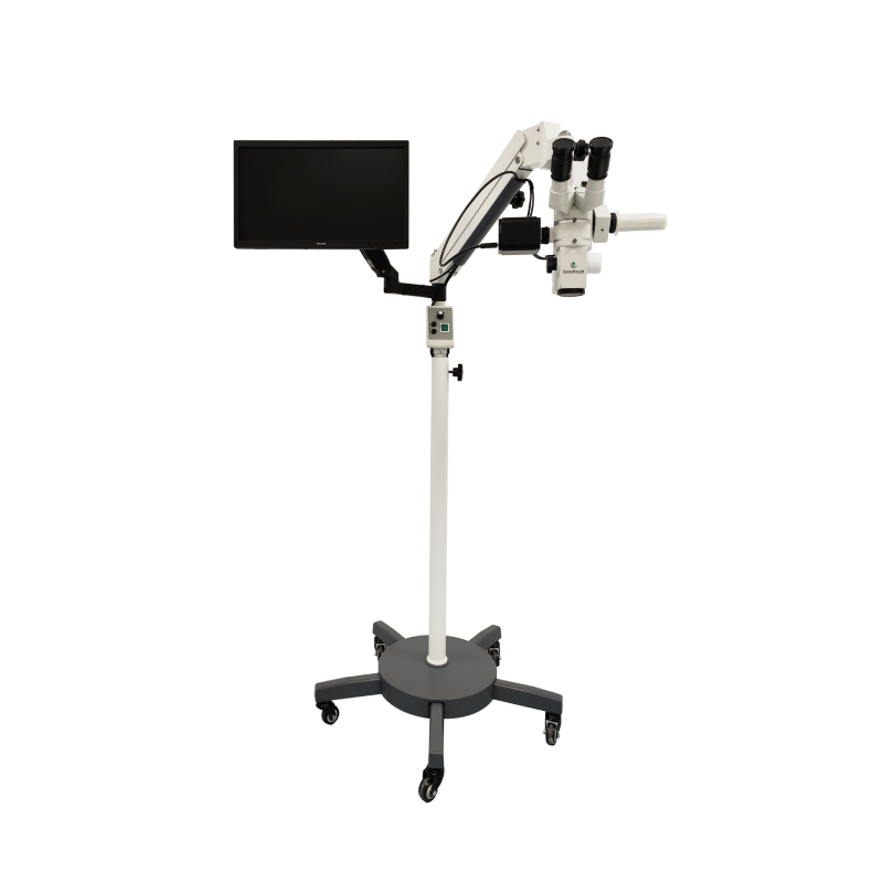 Veterinary Column - type Ophthalmic Microscope