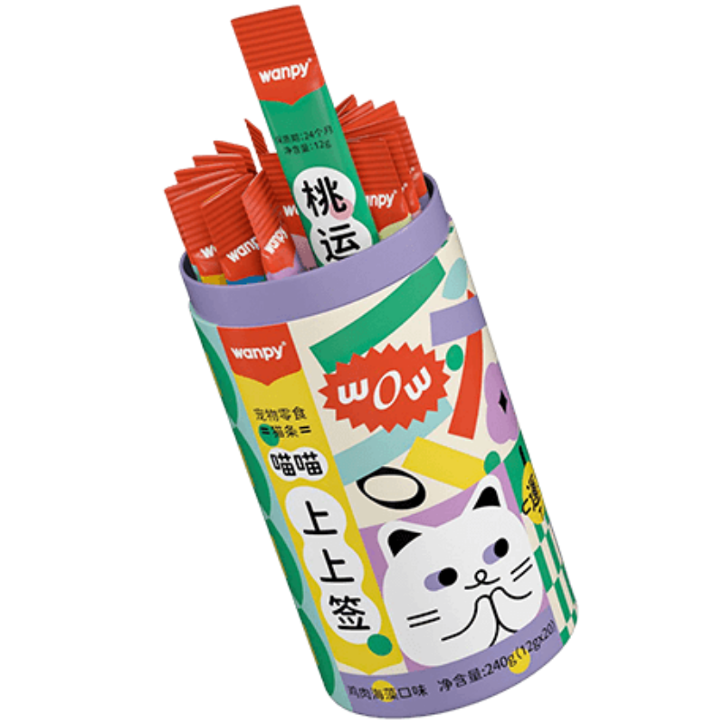 Wanpy Fortune - Telling Cat Treats (Chicken and Seaweed Flavor)