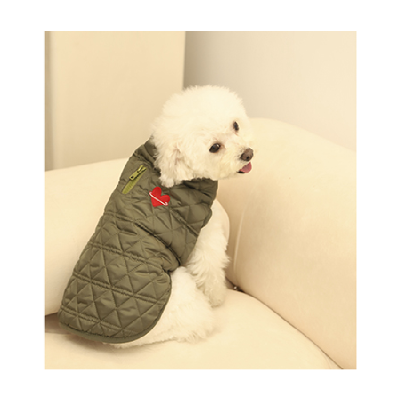 Eco-life quilting pet warm coat