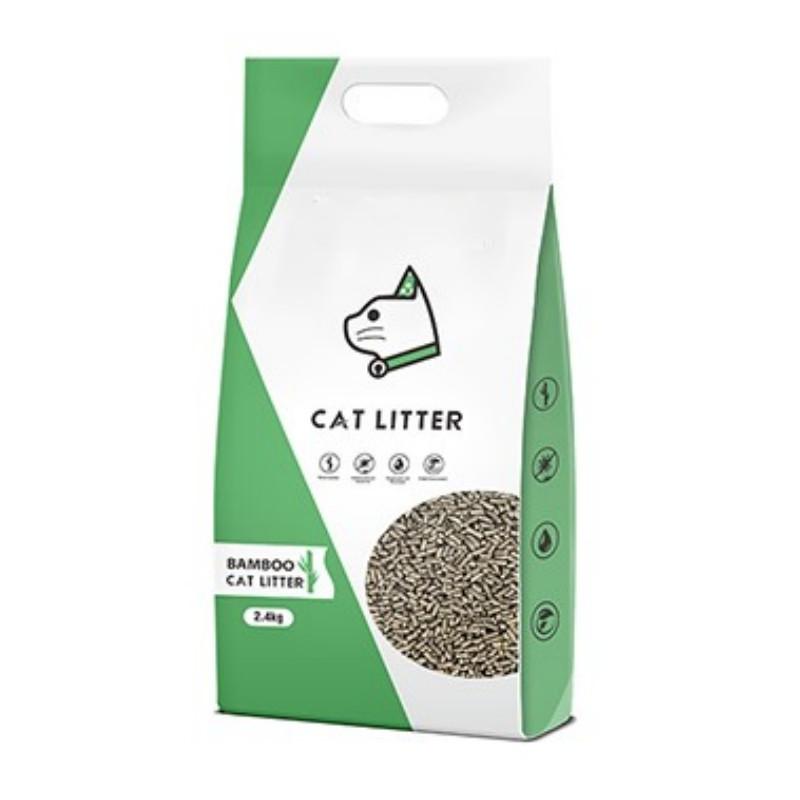 Bamboo cat litter