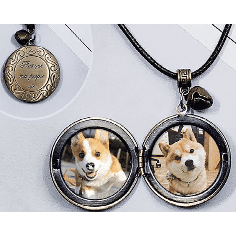 Custom Pet Portrait Memorial Pendant