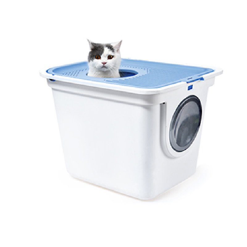 Top-entry or front-entry cat litter box