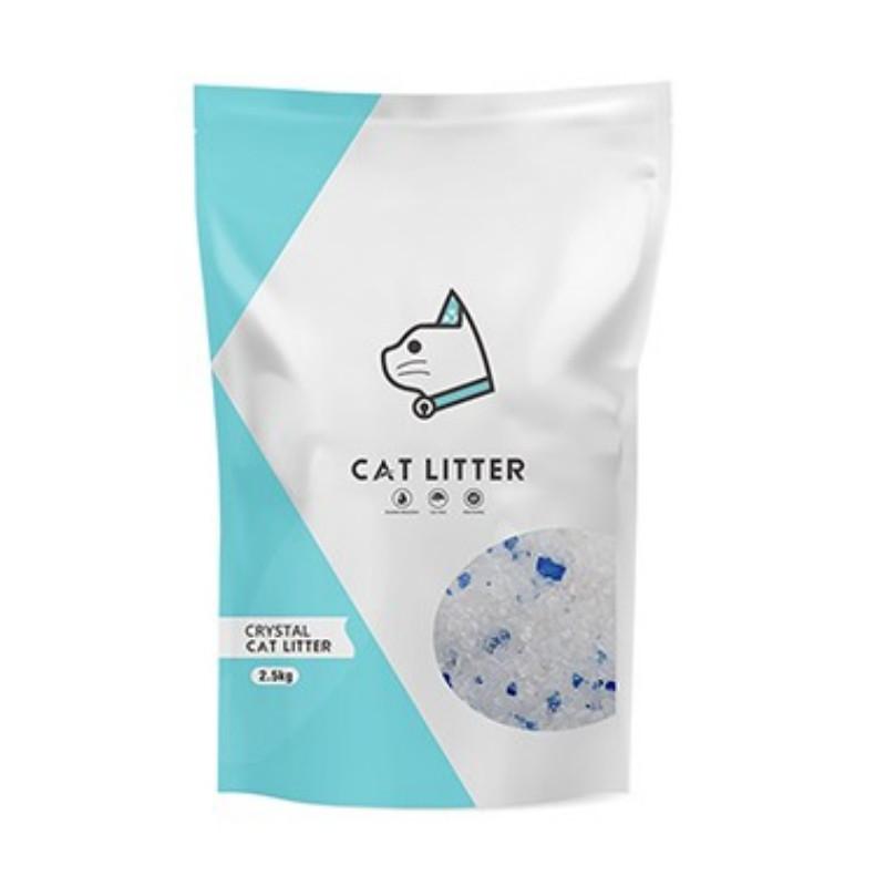Crystal cat litter