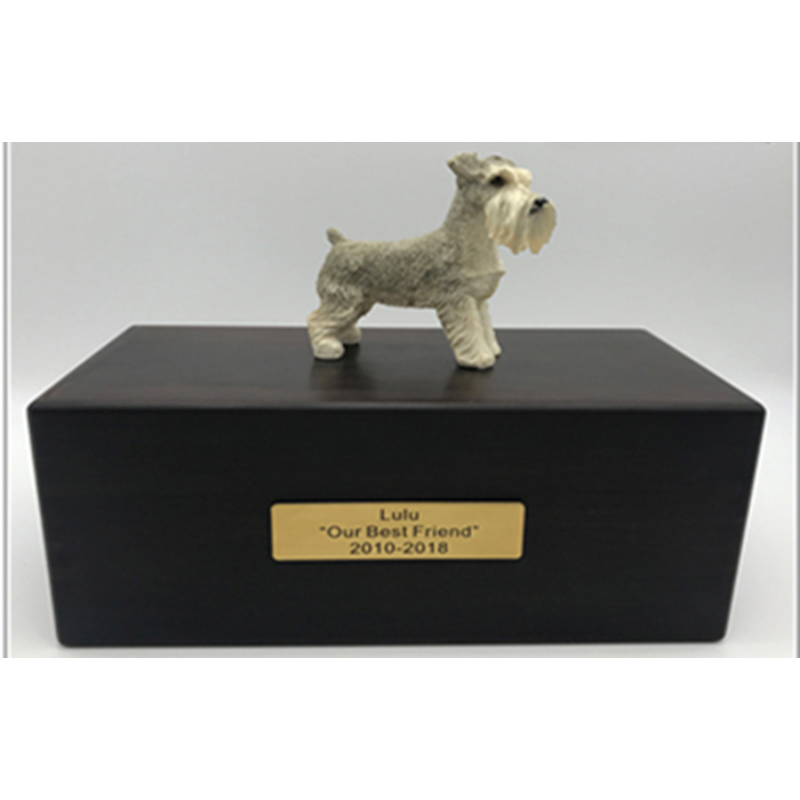 Solid Wood Urn with Baked Enamel