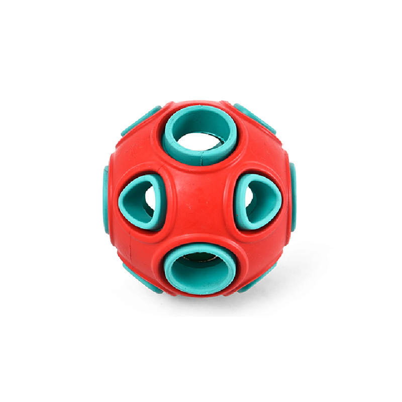 Rubber dog chew toy sea anemone